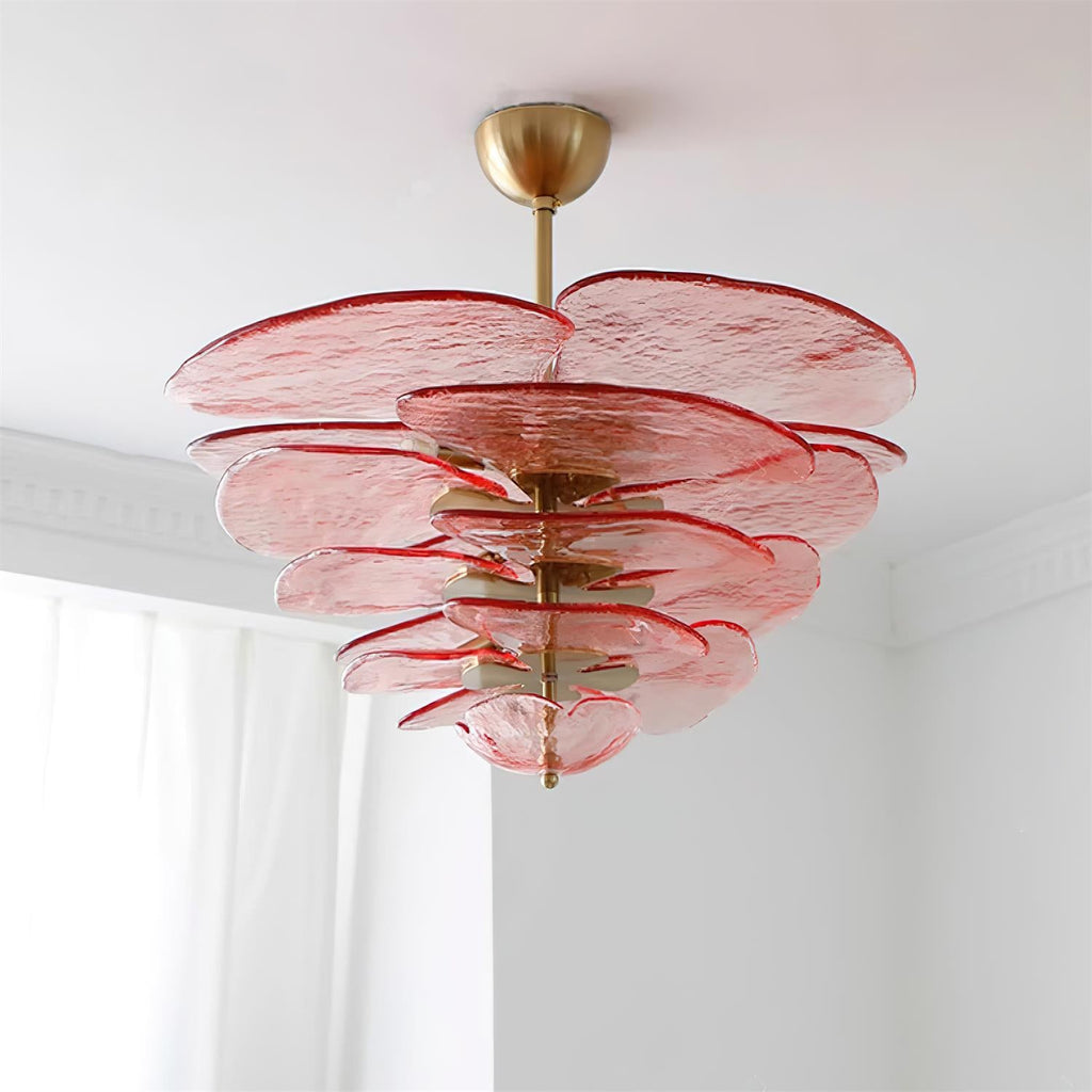 Lilypad Glass Chandelier