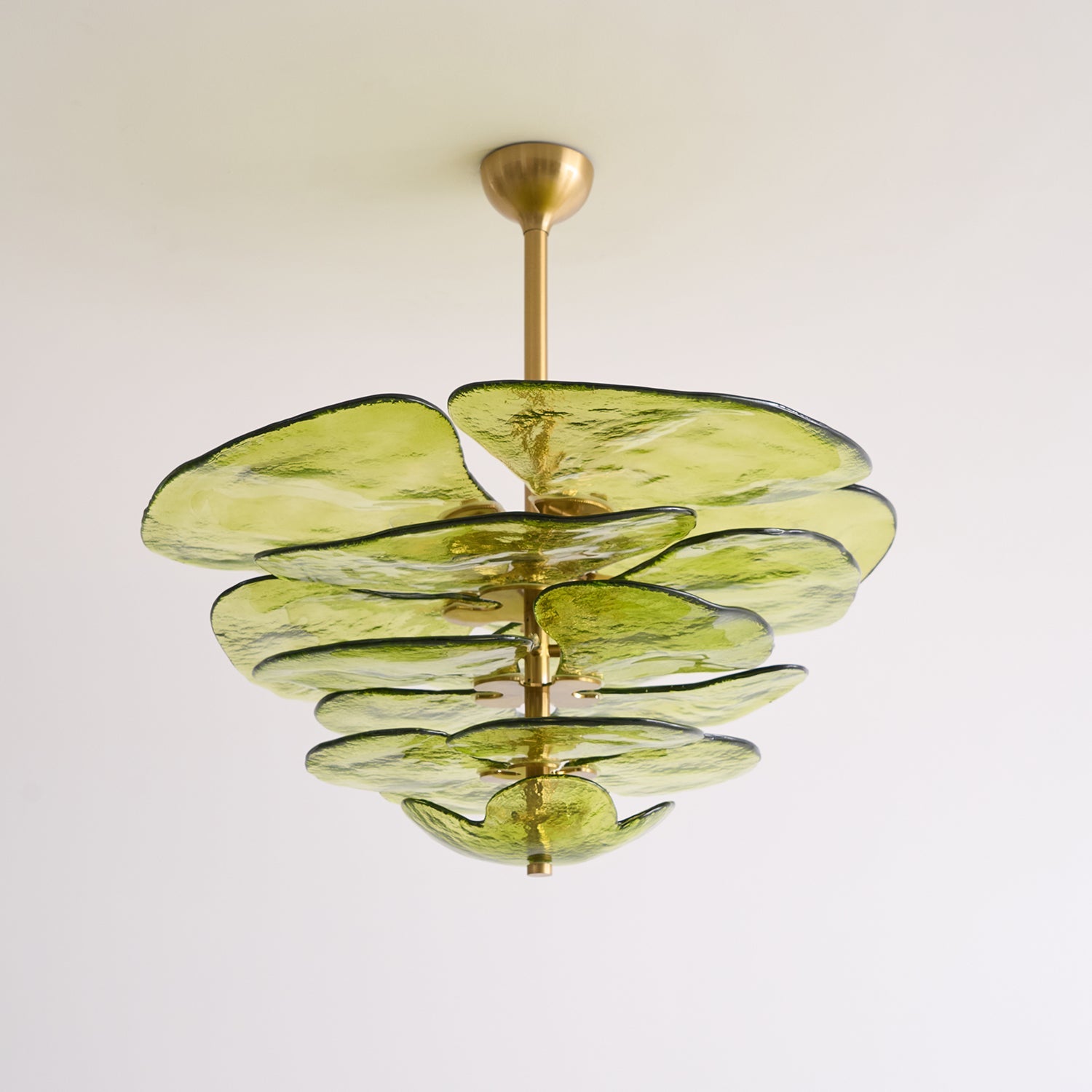 Lilypad Glass Chandelier