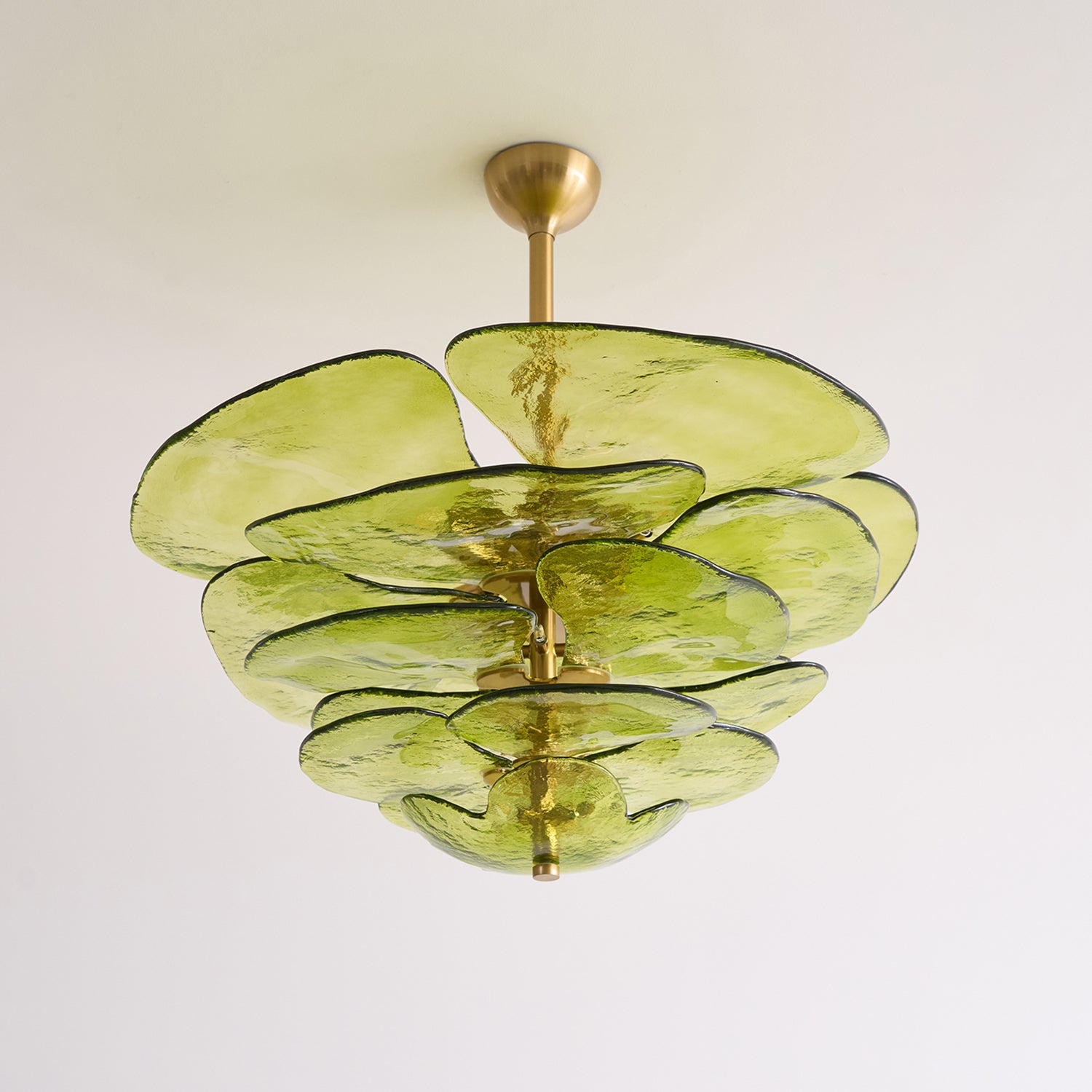 Lilypad Glass Chandelier