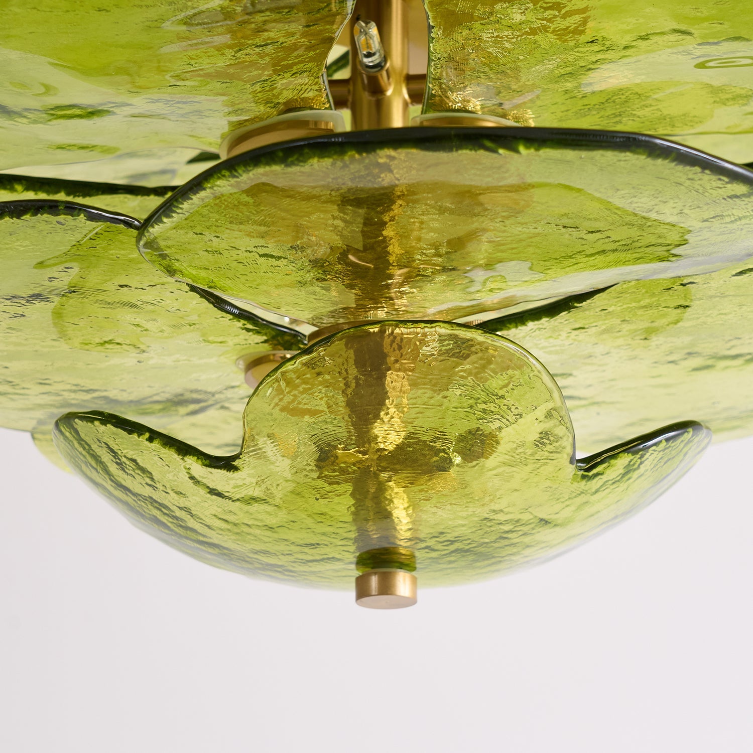 Lilypad Glass Chandelier