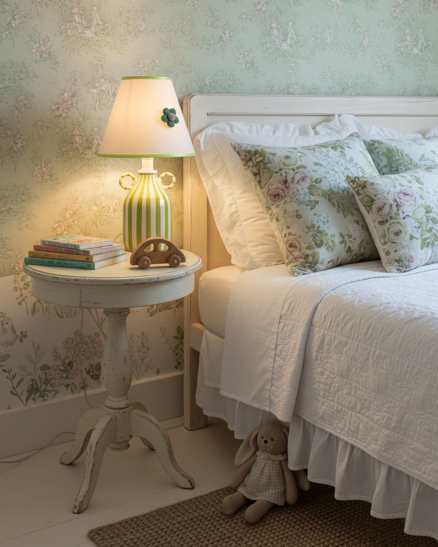 Lime Twirl Table Lamp