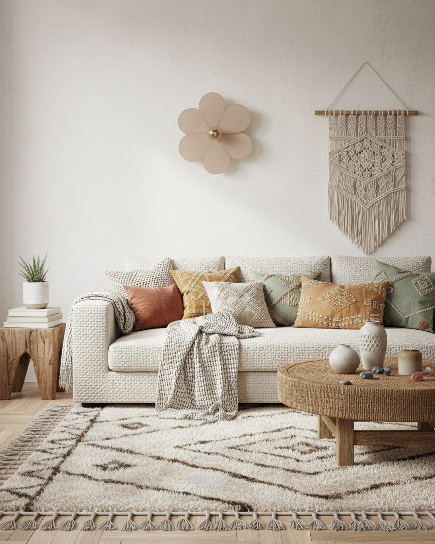 Linen Blossom Wall Lamp
