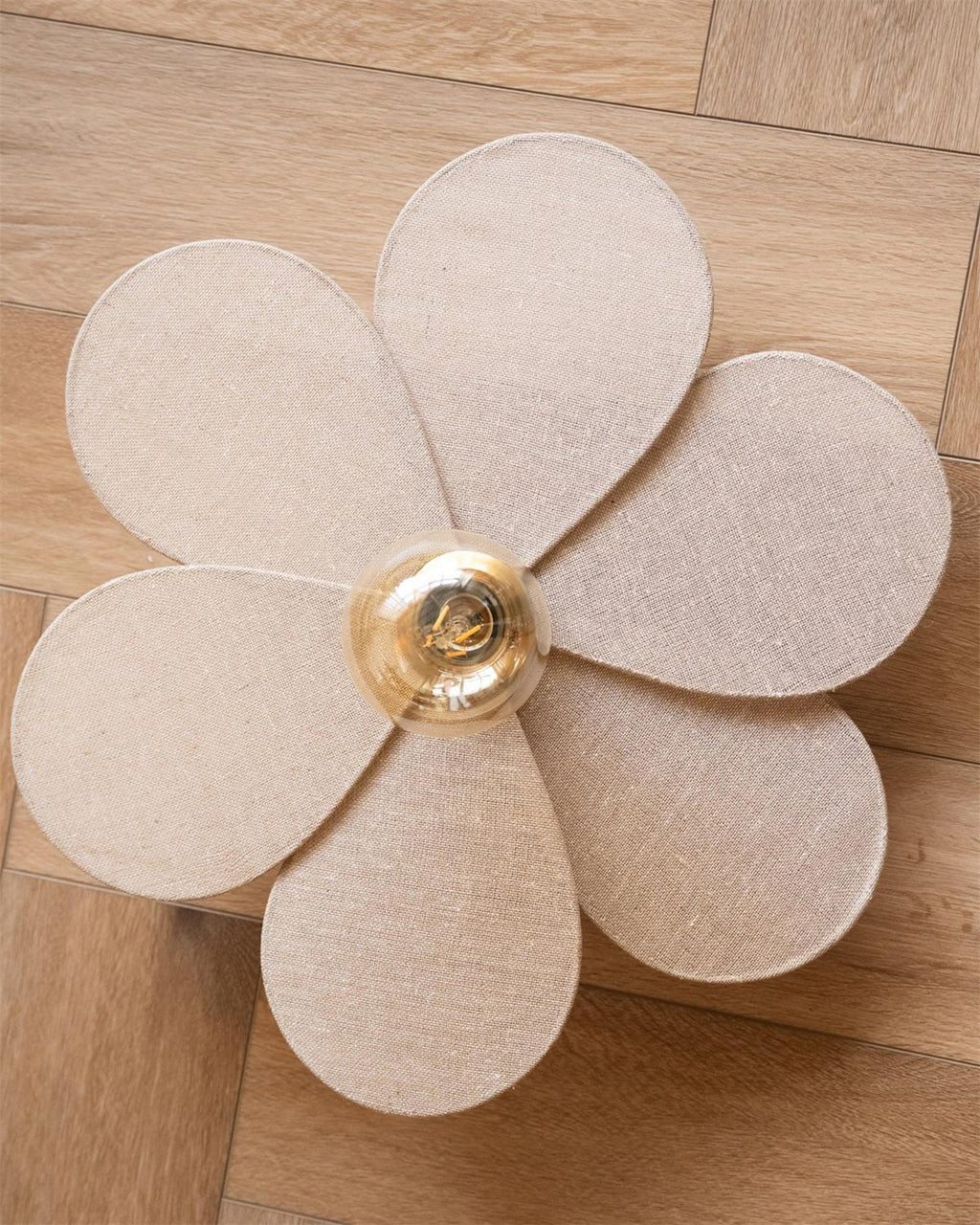 Linen Blossom Wall Lamp
