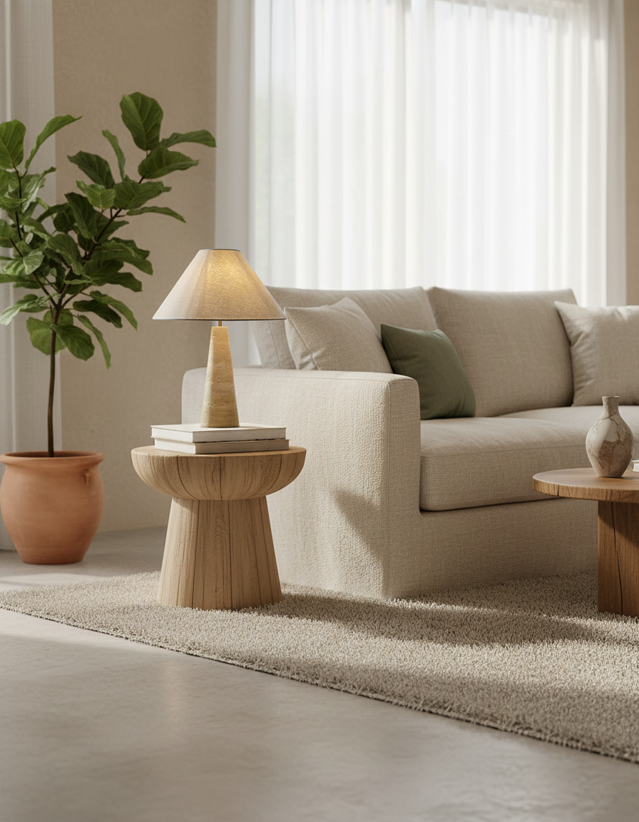 Lulu Travertine Table Lamp