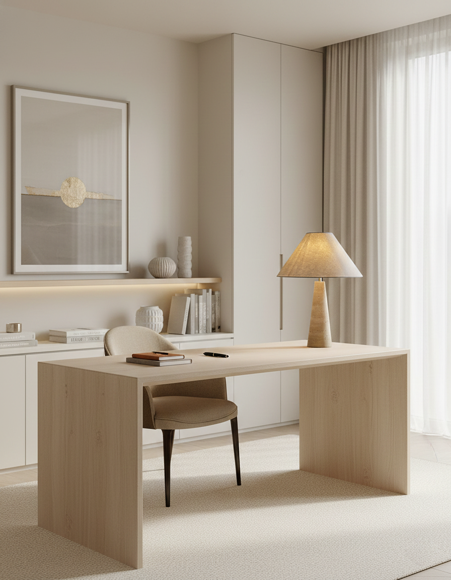 Lulu Travertine Table Lamp