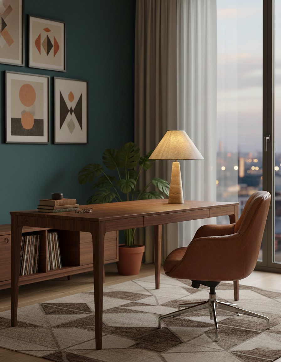 Lulu Travertine Table Lamp