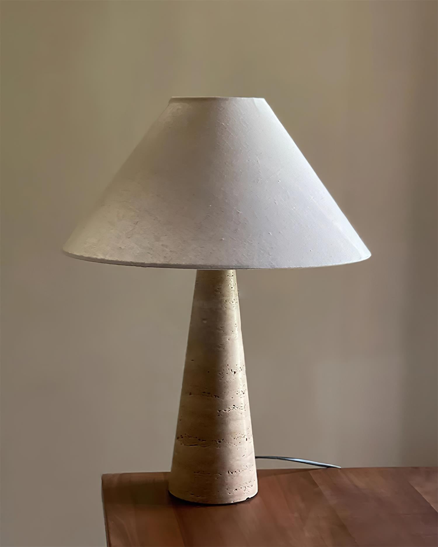 Lulu Travertine Table Lamp