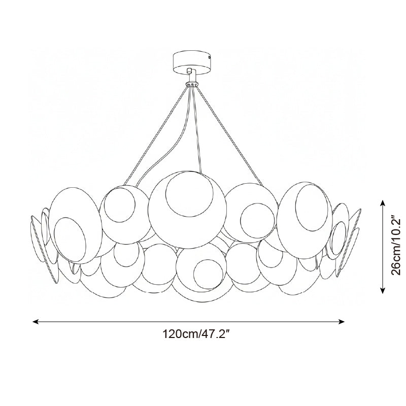 Lunar Medallion Chandelier
