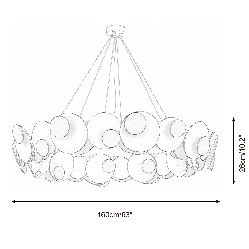 Lunar Medallion Chandelier
