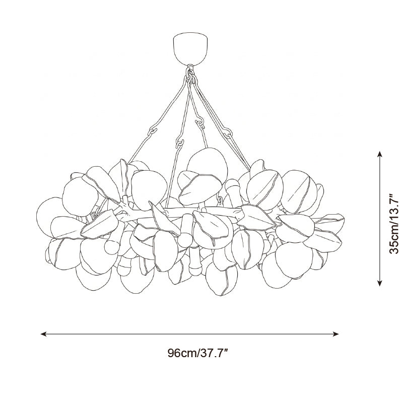 Magnolia Crown Chandelier