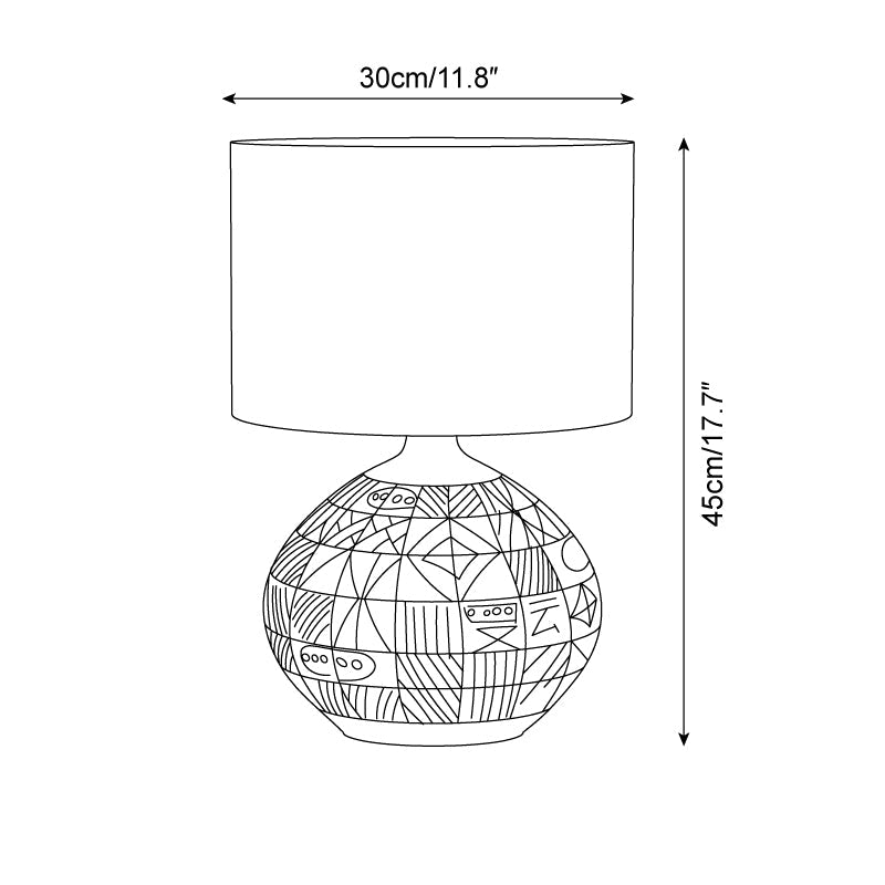 Mako Ceramics Table Lamp