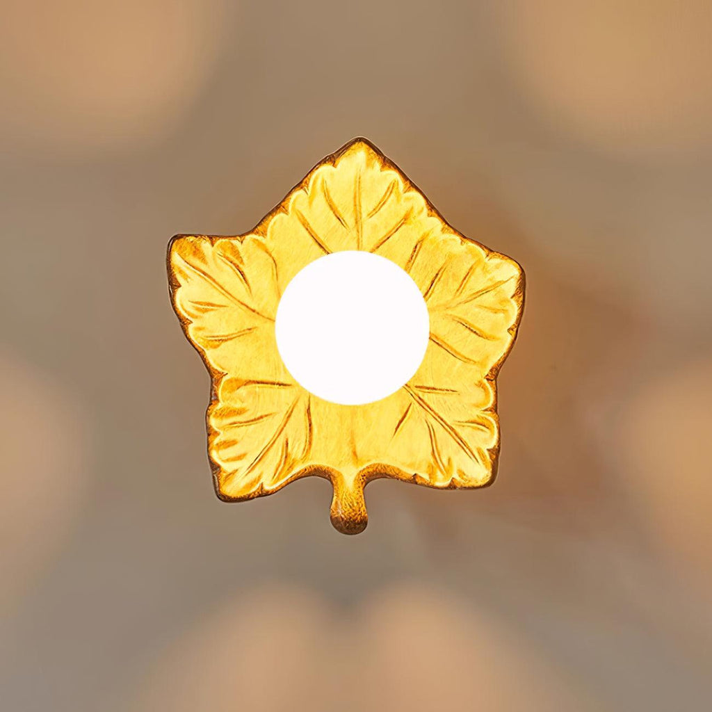 Maple Leaf Wall Light