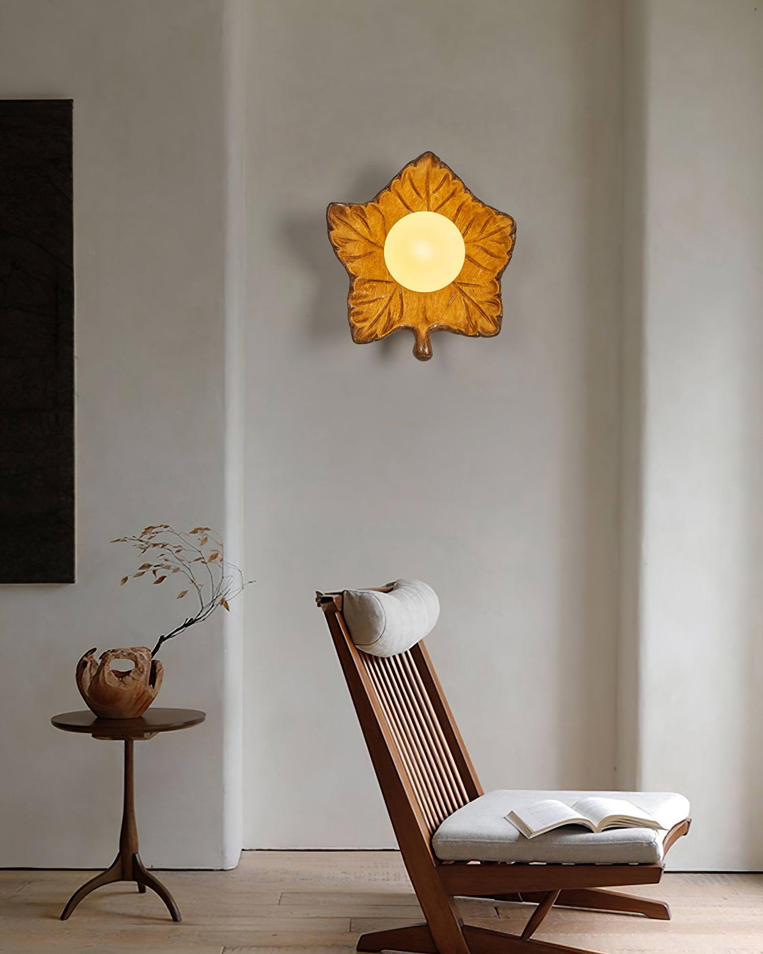 Maple Leaf Wall Light