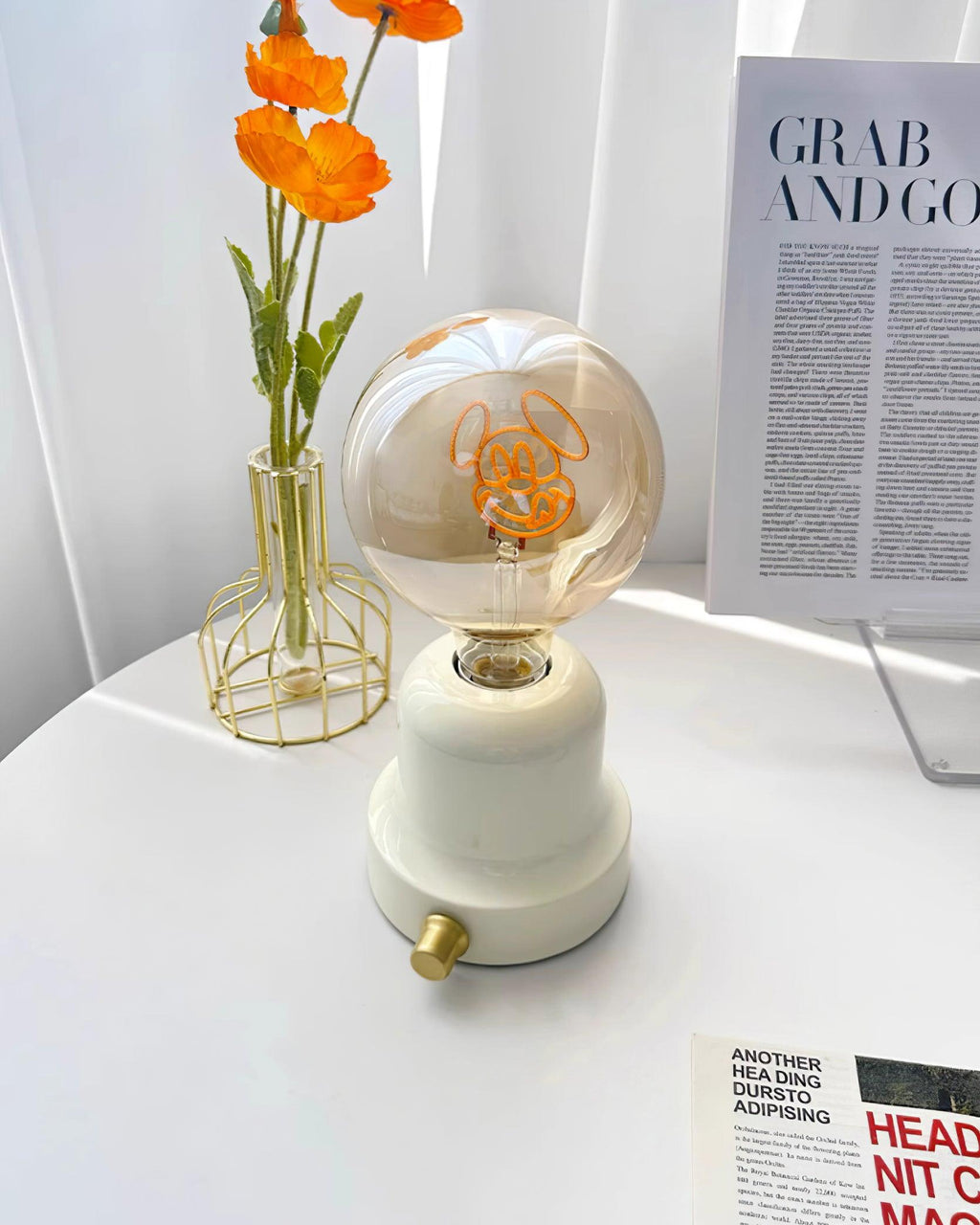 Mauris Table Lamp  (built-in battery)