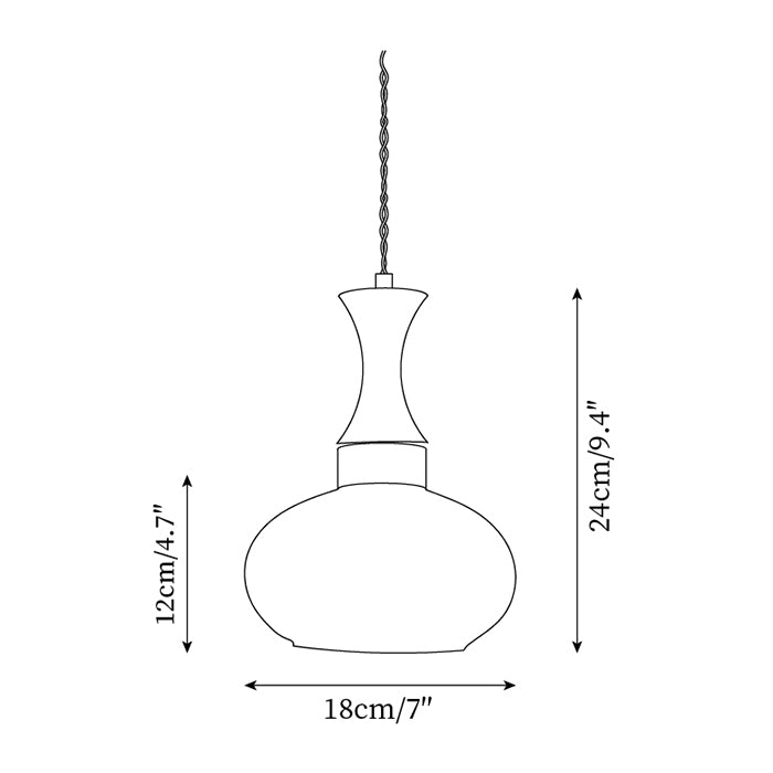 Chara Plug In Pendant Lamp