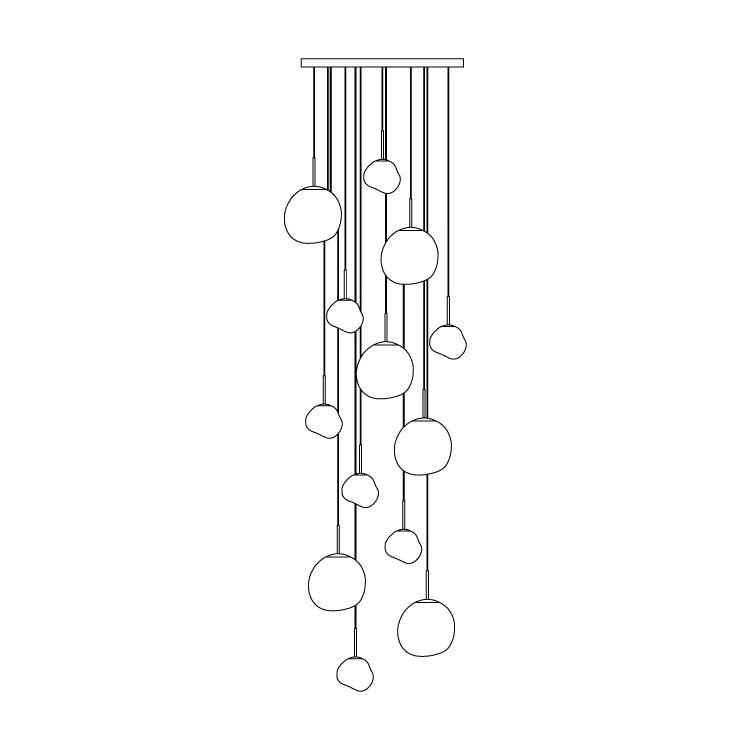 Lava Round Pendant System