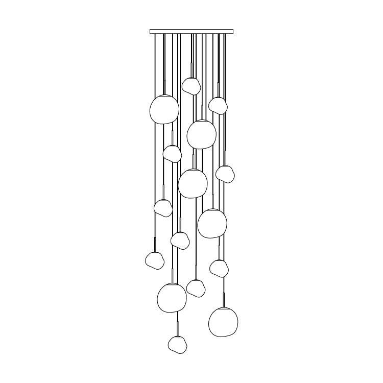 Lava Round Pendant System