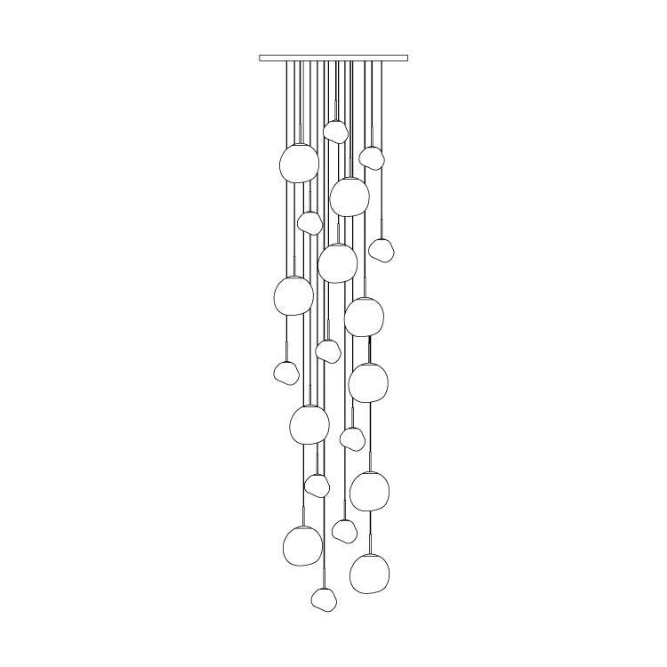 Lava Round Pendant System