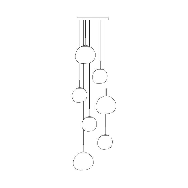 Lava Round Pendant System