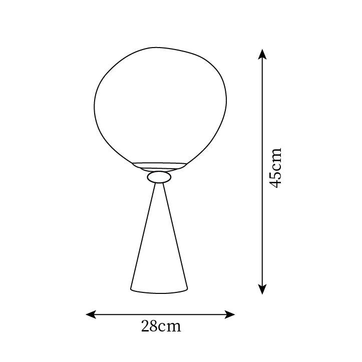 Lava Cone Fat Table Lamp