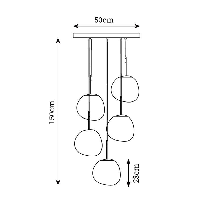 Lava Round Pendant System