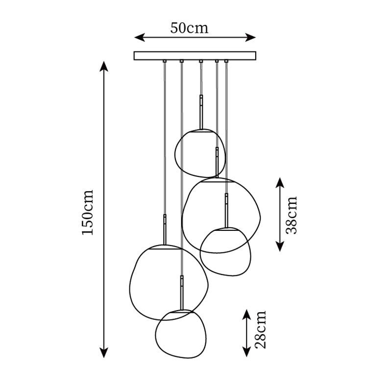 Lava Round Pendant System