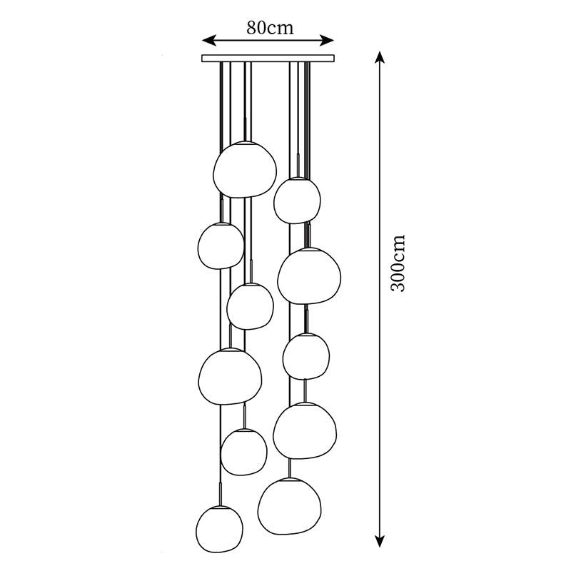 Lava Round Pendant System