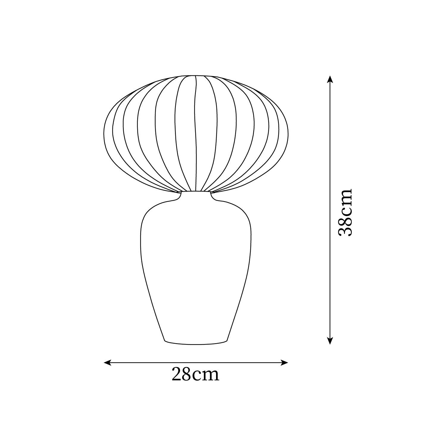 Meringue Table Lamp