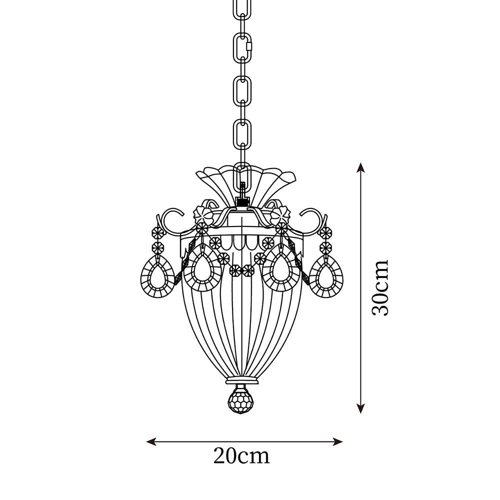 Mesas Crystal Pendant Lamp