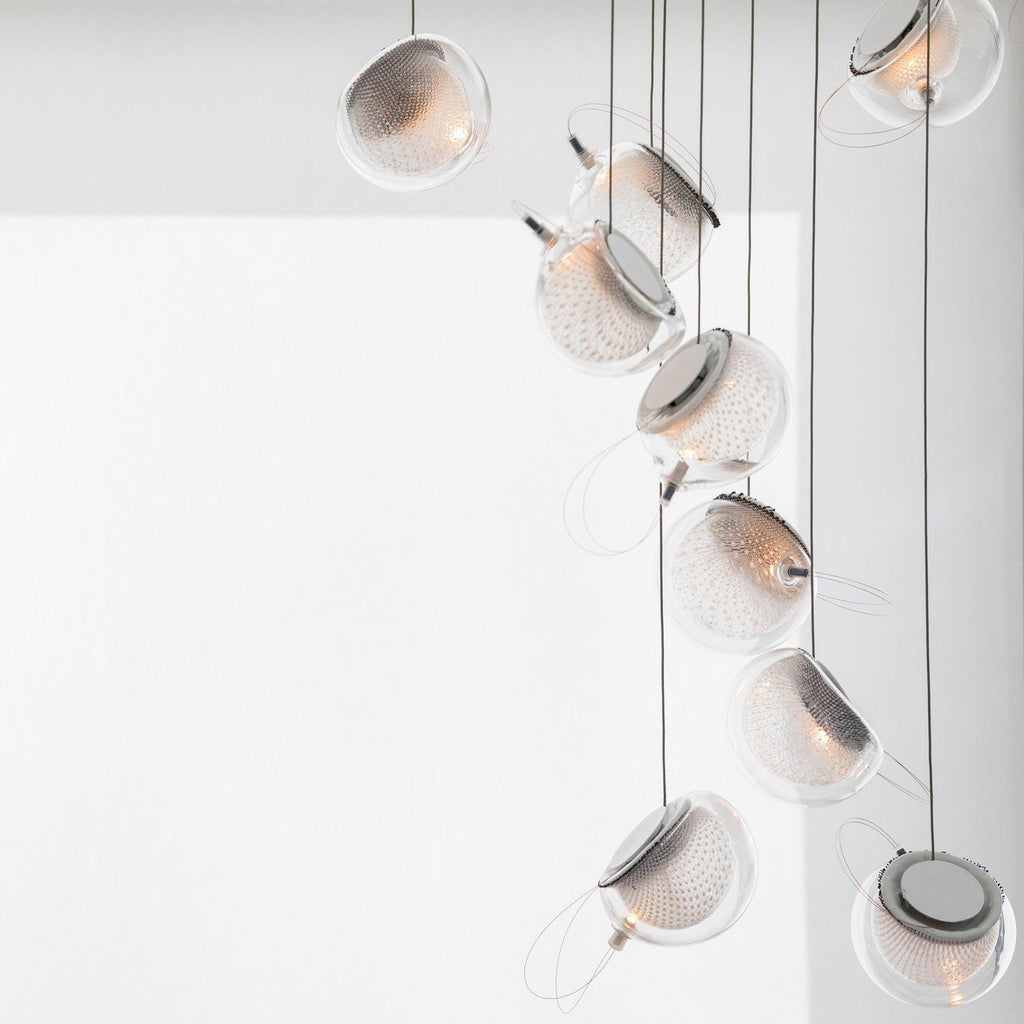 Mesh Glass Chandelier