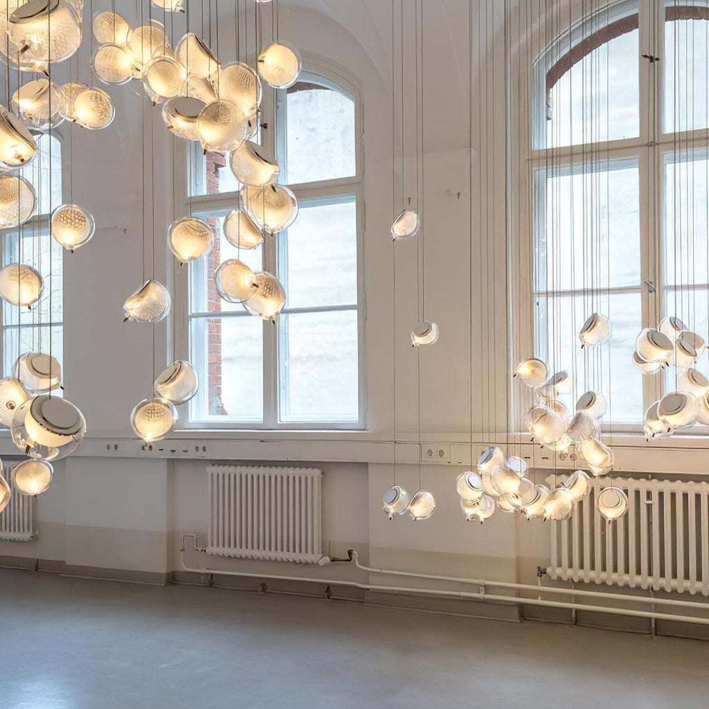 Mesh Glass Chandelier