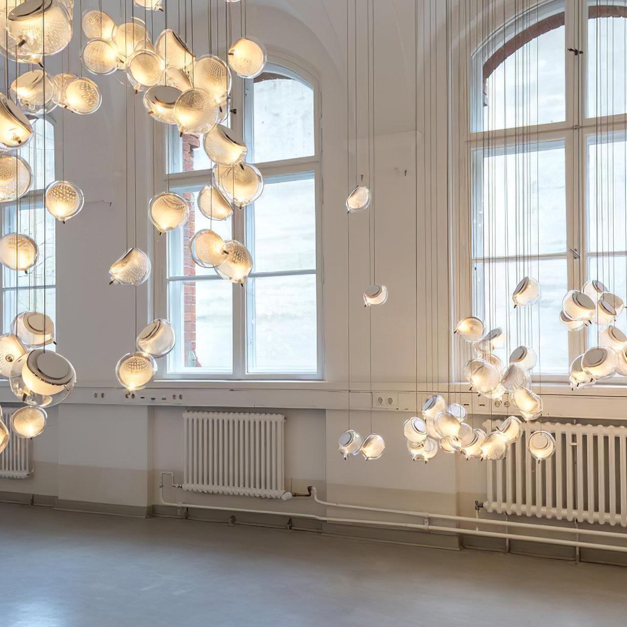 Mesh Glass Chandelier