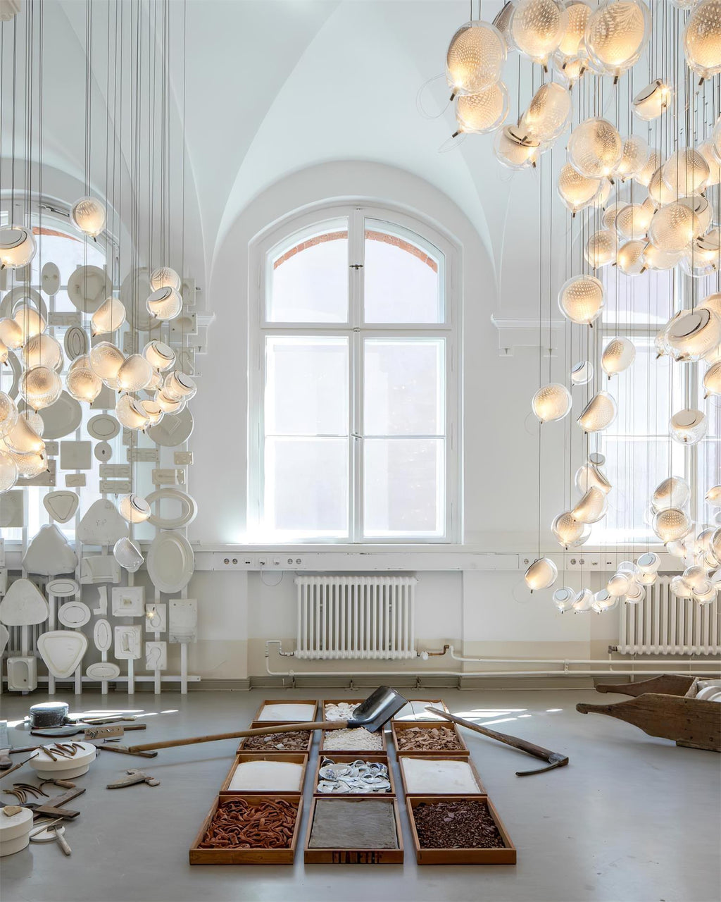 Mesh Glass Chandelier