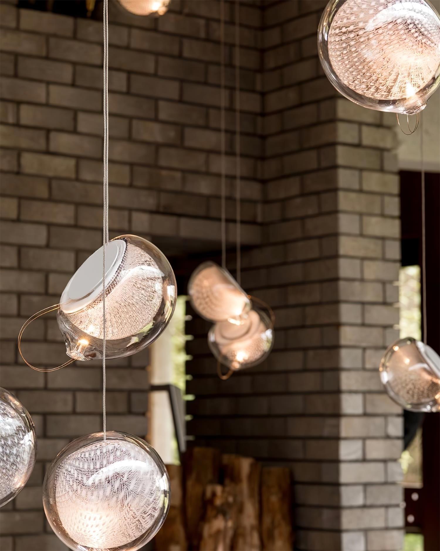 Mesh Glass Chandelier
