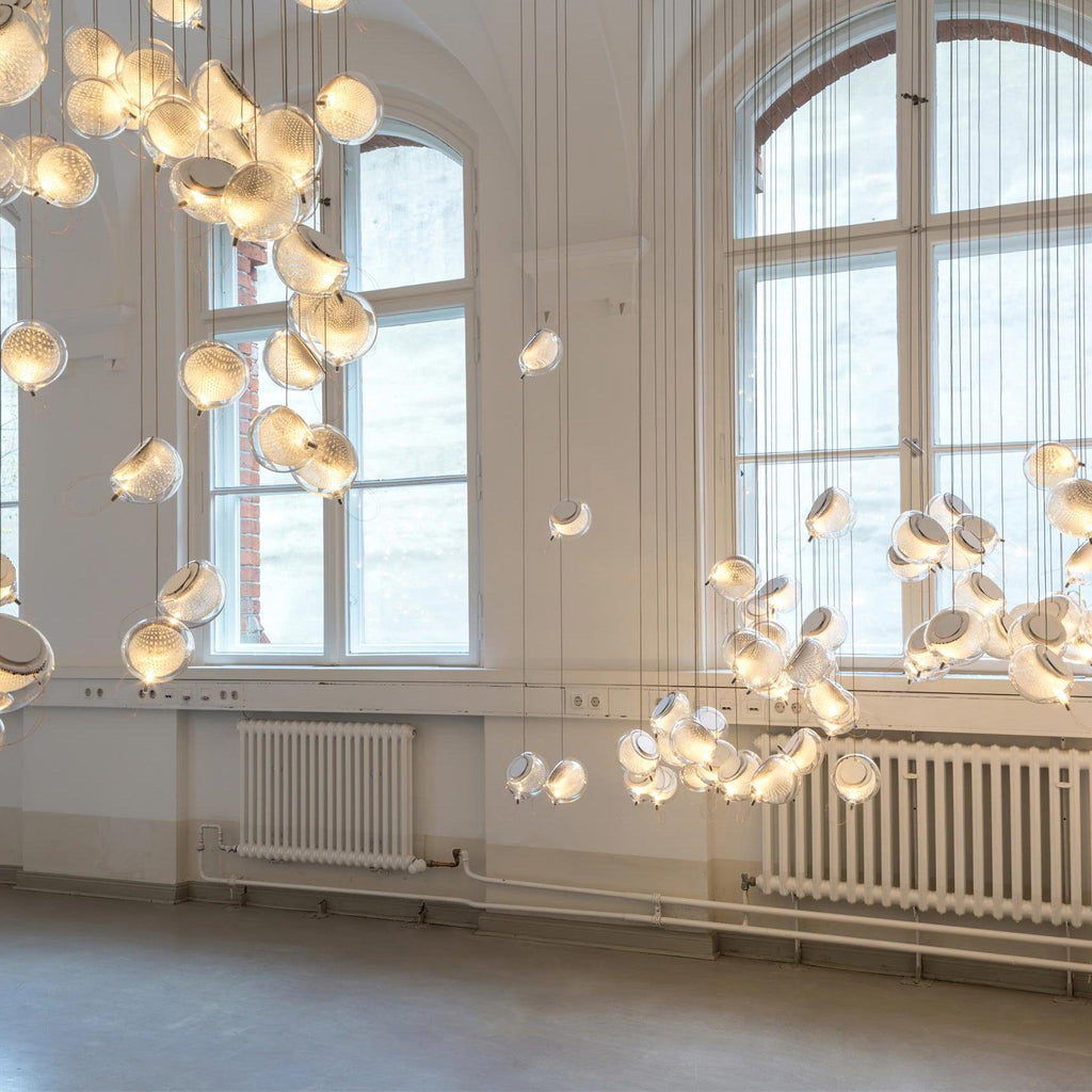 Mesh Glass Chandelier