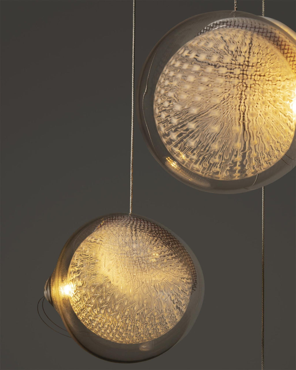 Mesh Glass Chandelier