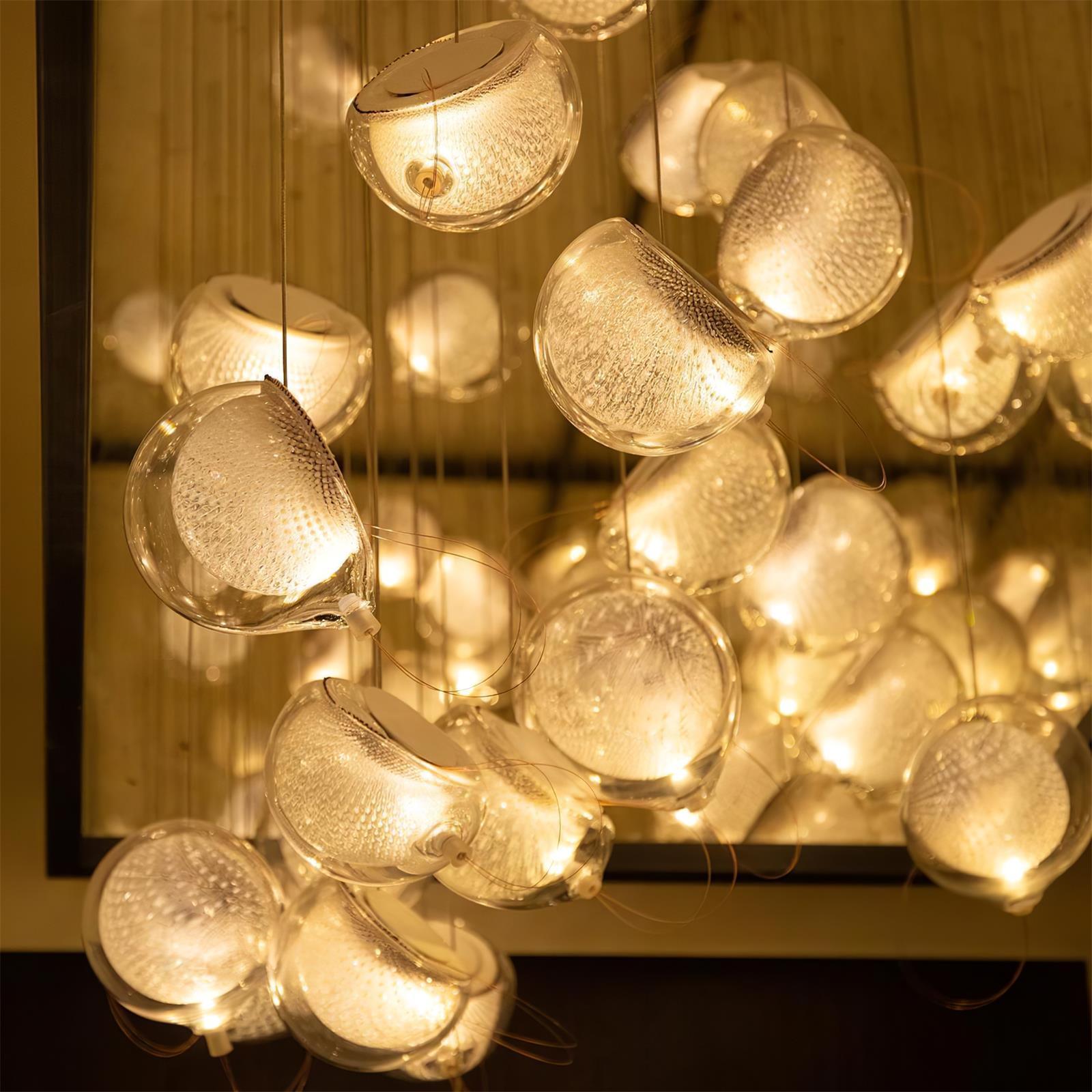 Mesh Glass Chandelier