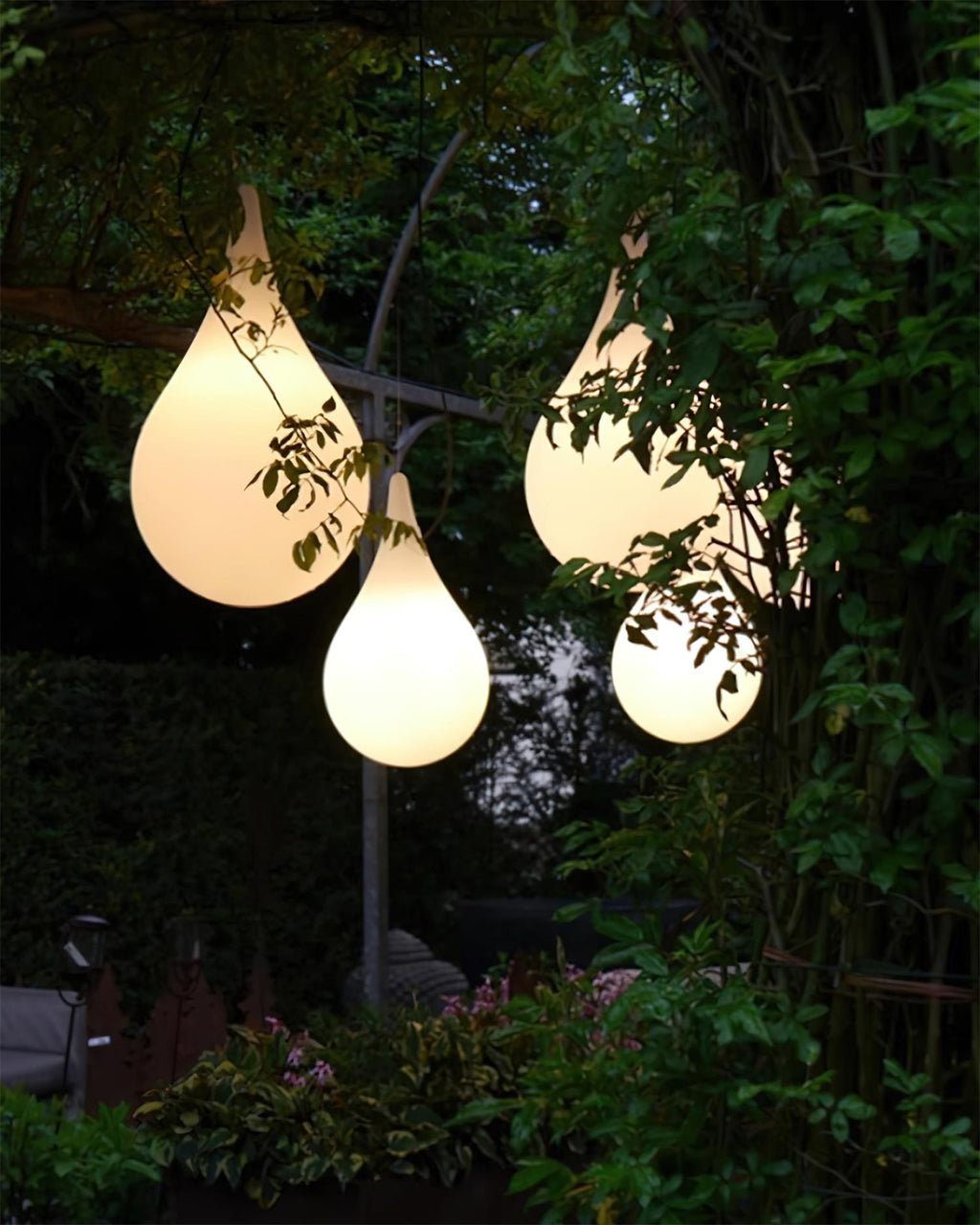 Milk Drop Outdoor Pendant Lamp
