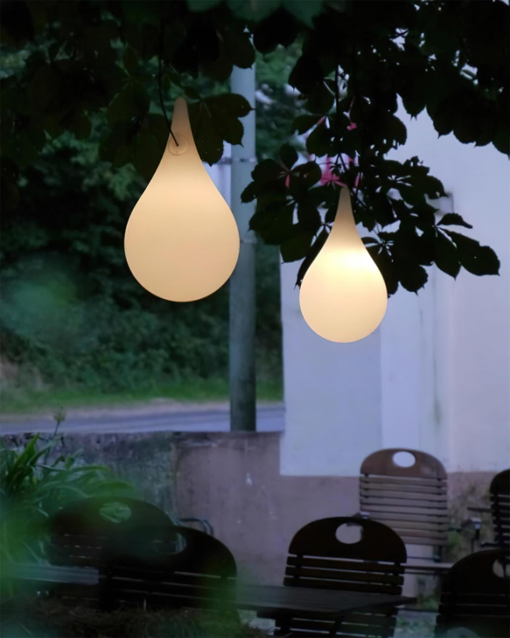 Milk Drop Outdoor Pendant Lamp