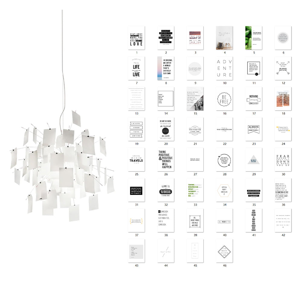 Mina Paper Chandelier