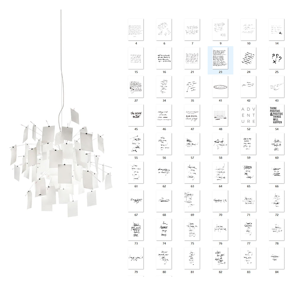 Mina Paper Chandelier