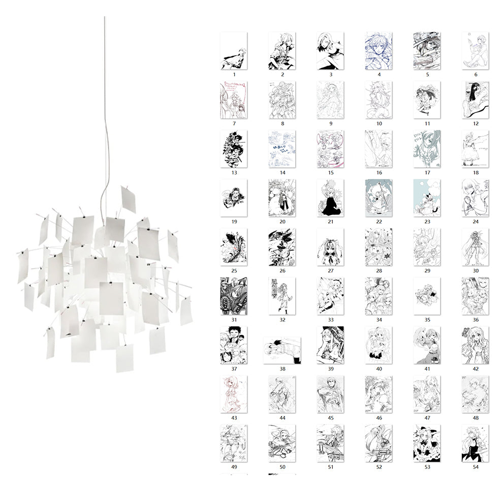 Mina Paper Chandelier