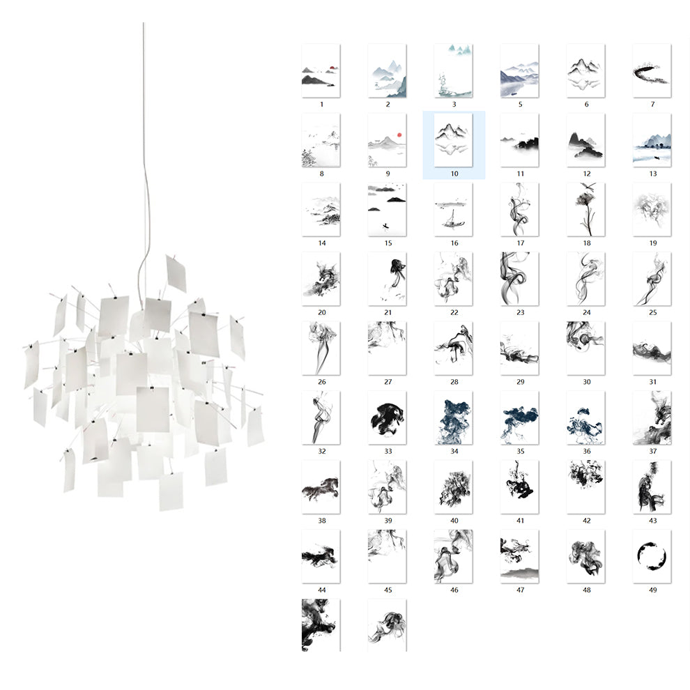 Mina Paper Chandelier