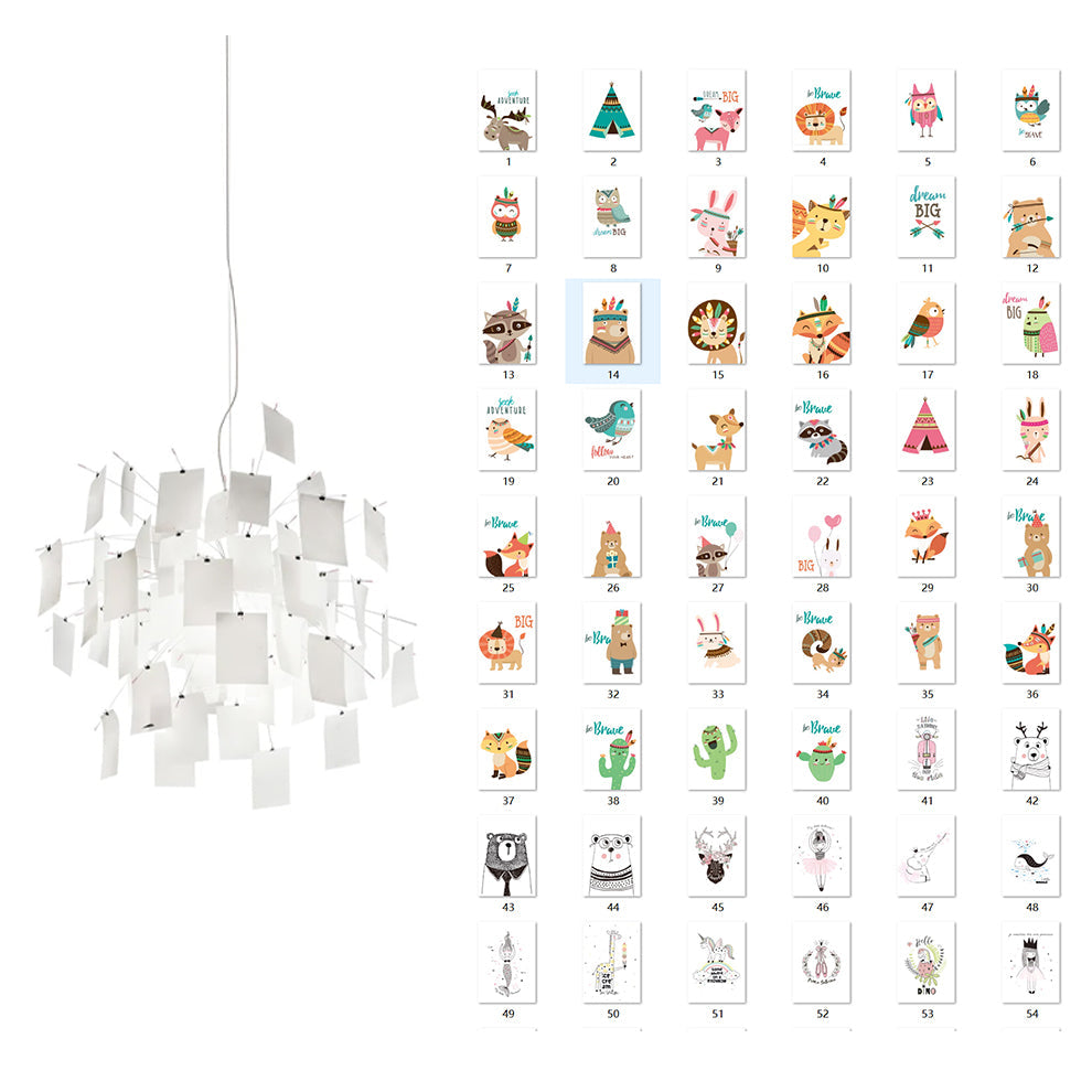 Mina Paper Chandelier