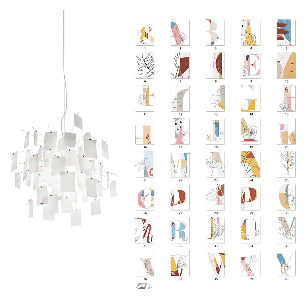 Mina Paper Chandelier