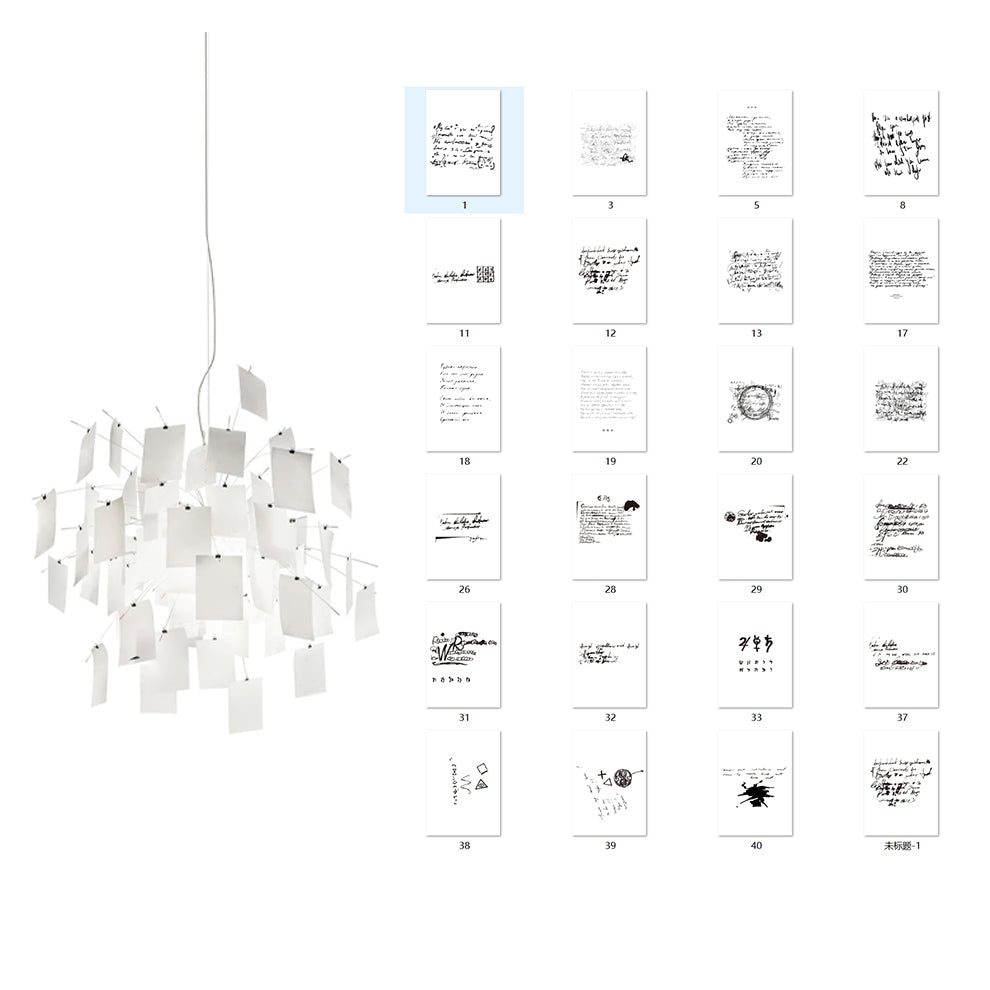 Mina Paper Chandelier