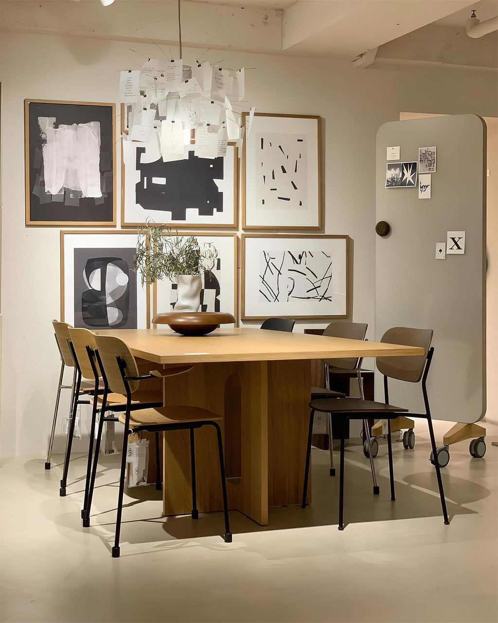 Mina Paper Plug In Chandelier