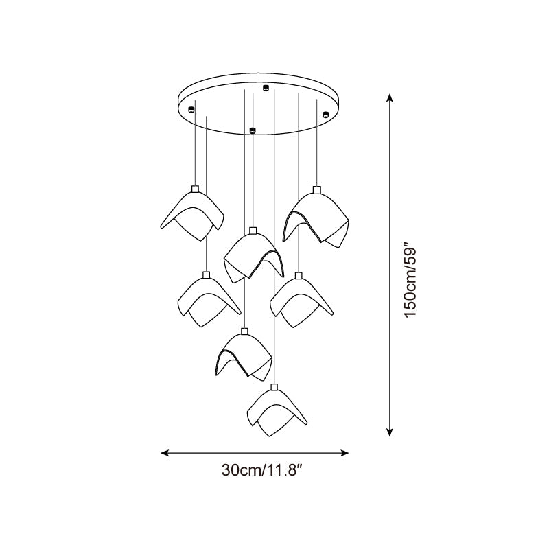 Mira Bloom Chandelier