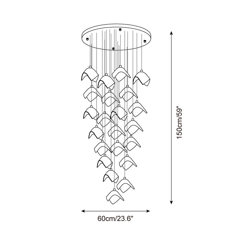 Mira Bloom Chandelier