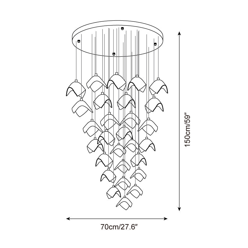 Mira Bloom Chandelier